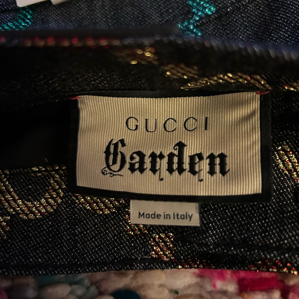 Gucci Garden Denim Shorts ~ new ~ - Picture 4 of 10